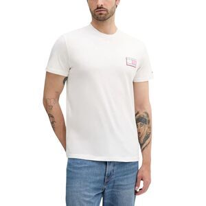 Tommy Hilfiger Jeans Cream Recycled Cotton Men's T-Shirt